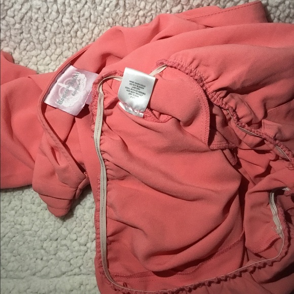 Romeo & Juliet Couture Coral Medium Jumpsuit - Picture 13 of 17